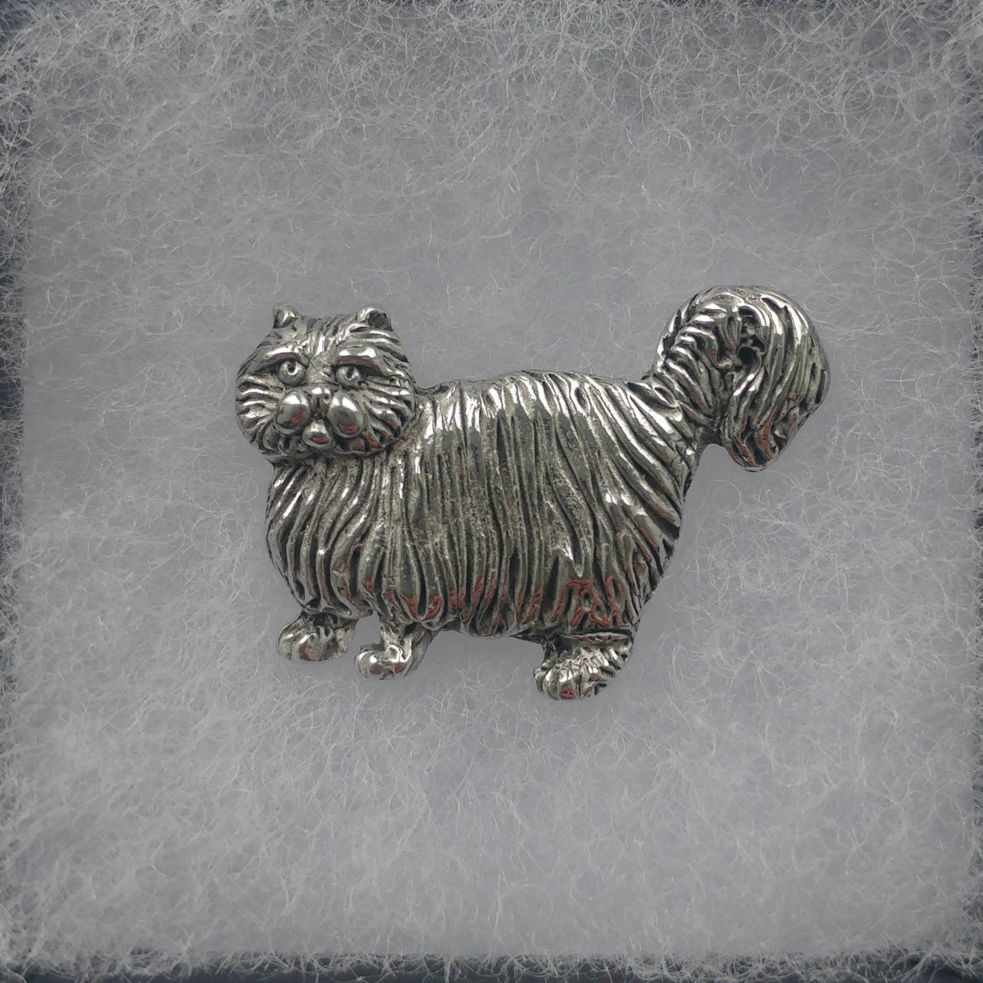 Zinn Flauschige Katze Pin Tier Revers Brosche, Katzen-Liebhaber Geschenk Zinn Flauschige Katze Pin Tier Revers Brosche, Katzen-Liebhaber Geschenk von SJHdesignsuk