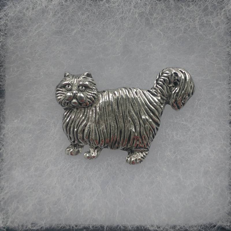 Zinn Flauschige Katze Pin Tier Revers Brosche, Katzen-Liebhaber Geschenk Zinn Flauschige Katze Pin Tier Revers Brosche, Katzen-Liebhaber Geschenk von SJHdesignsuk