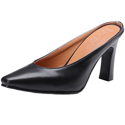 SJJH Damen Dress Mules Schuhe mit Absatz Schuhe für Datierung von SJJH