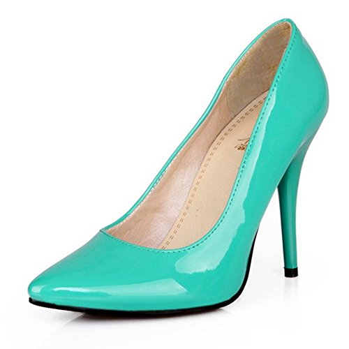 SJJH Damen Elegant Pumps mit Hehem Stiletto Absatz Schuhe für Datierung von SJJH