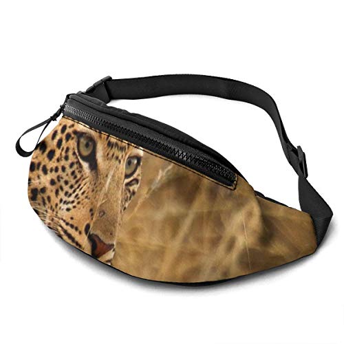 Bauchtasche für Männer und Frauen, Leoparden-Hüfttasche mit Gürtel, verstellbare Schultertasche, Crossbody-Umhängetasche, Brusttasche für Reisen, Wandern, Radfahren, Laufen, Siehe Abbildung, Einheitsgröße von SJOAOAA