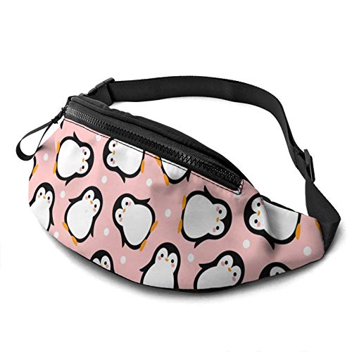 Bauchtasche für Männer und Frauen, niedliche Pinguin-Cartoon-Hüfttasche mit Gürtel, verstellbare Schultertasche, Crossbody-Umhängetasche, Brusttasche für Reisen, Wandern, Radfahren, Laufen, Siehe Abbildung, Einheitsgröße von SJOAOAA