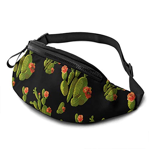 Cactus Fanny Packs for Women Men Waist Bag Pack with Adjustable Strap Running Belt Fanny Pack Hip Bags for Travel Running, Siehe Abbildung, Einheitsgröße von SJOAOAA