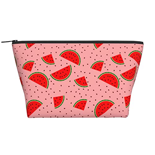 Eidechsen-Make-up-Tasche für Frauen, Reise-Kulturbeutel, Mädchen, Make-up-Organizer, tragbare Kosmetiktaschen, Urlaub, Make-up, Aufbewahrungskoffer, wassermelone, Einheitsgröße von SJOAOAA