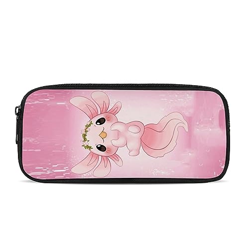 SJOAOAA Federmäppchen für Jungen, Tier-Tigerdruck, Kinder-Bleistifttasche mit Reißverschluss, für Schule, Kinder, Schreibwaren-Organizer, Niedliches Tier-Axolotl, Einheitsgröße, Taschen-Organizer von SJOAOAA