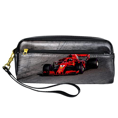 SJOAOAA Formel-1-Auto-Federmäppchen, PU-Leder, hohe Kapazität, Federmäppchen, für Büro-Schreibmäppchen, siehe abbildung, Einheitsgröße, Taschen-Organizer von SJOAOAA