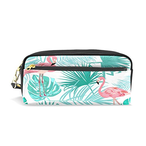 SJOAOAA GalactPrint Federmäppchen, kleine Make-up-Tasche, Reisetasche, Leder, 2 Fächer, für Mädchen, Jungen, Damen, Herren, Farbe: 018, Einheitsgröße, Taschen-Organizer von SJOAOAA