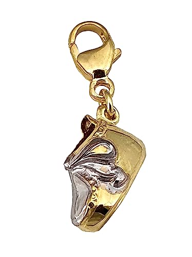 Charm Einhänger Babyschuh Gold 333 Anhänger Schuh Gelbgold bicolor 8 karat von Nicht Zutreffend