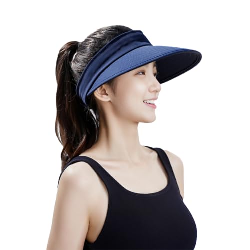 Baseballkappe Damen Baseball Cap Sommer UV-Schutz Sonnenhut Verstellbar Baseballmütze Abnehmbar Visor Hut Breite Krempe Schirmmütze Outdoor Strandhut Frauen Basecap für Golf Laufen Reisen von SJTJSPX