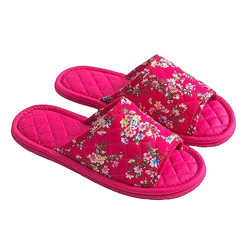 Gästehausschuhe Herren Damen Hotelslipper Rutschfeste Slipper Baumwolle Hausschuhe Wiederverwendbar Pantoletten Waschbar Pantoffeln Weich Leicht Slippers offen Badeslipper für Reisen Hotel Spa von SJTJSPX