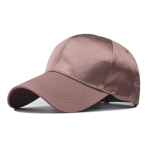 SJTJSPX Baseballkappe Herren Damen Basecap Satin Snapback Cap UV-Schutz Sommerhut Verstellbar Schirmmütze Atmungsaktiv Baseball Cap Outdoor Freizeit Baseballmütze für Wandern Reisen Urlaub Golf von SJTJSPX