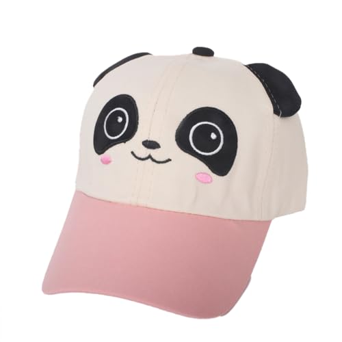 SJTJSPX Baseballkappe Jungen Mädchen Baseball Cap Kinder Kappe UV Schutz Sonnenhut Panda Basecap Verstellbar Baseballmütze Weich Baumwolle Sommerhut Atmungsaktiv Schirmmütze Outdoor Sporthut von SJTJSPX