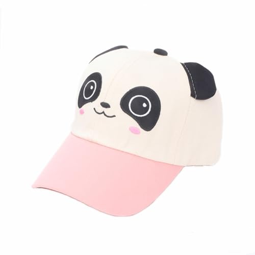 SJTJSPX Baseballkappe Jungen Mädchen Baseball Cap Kinder Kappe UV Schutz Sonnenhut Panda Basecap Verstellbar Baseballmütze Weich Baumwolle Sommerhut Atmungsaktiv Schirmmütze Outdoor Sporthut von SJTJSPX