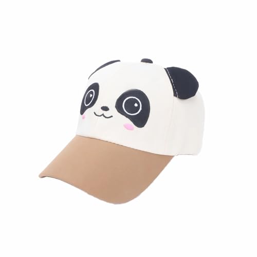 SJTJSPX Baseballkappe Jungen Mädchen Baseball Cap Kinder Kappe UV Schutz Sonnenhut Panda Basecap Verstellbar Baseballmütze Weich Baumwolle Sommerhut Atmungsaktiv Schirmmütze Outdoor Sporthut von SJTJSPX