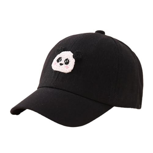 SJTJSPX Baseballkappe Kinder Baseballmütze Sonnenschutz Sommerhut Jungen Mädchen Baseball Cap Verstellbar Snapback Hut Stickerei Panda Basecap Outdoor Sport Kleinkindmütze für Laufen Golf Schule von SJTJSPX