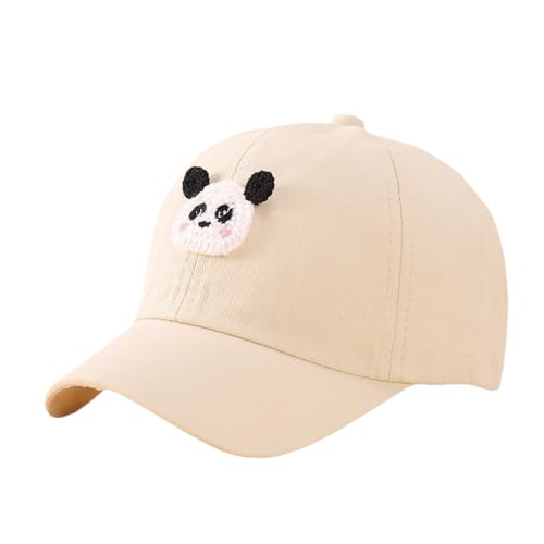 SJTJSPX Baseballkappe Kinder Baseballmütze Sonnenschutz Sommerhut Jungen Mädchen Baseball Cap Verstellbar Snapback Hut Stickerei Panda Basecap Outdoor Sport Kleinkindmütze für Laufen Golf Schule von SJTJSPX