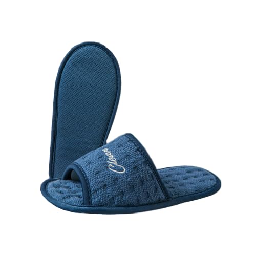 SJTJSPX Gästehausschuhe Herren Damen Hotelslipper Bequeme Hausschuhe Antirutsch Pantoffel Wiederverwendbar Slipper Weich Leicht Gästepantoffel Reisen SPA Badeschuhe Hausschuhe Für Hause Schlafzimmer von SJTJSPX