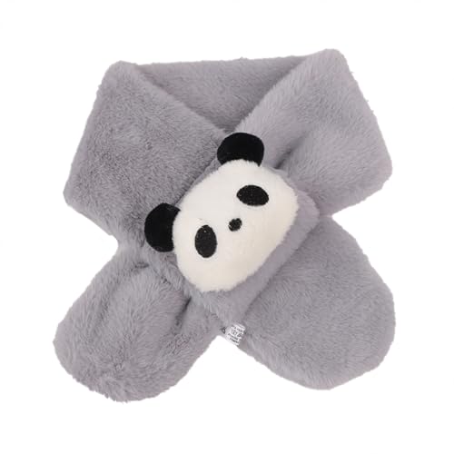 SJTJSPX Kinderschal Baby Schals Weiche Halstuch Herbst Winter Warm Kleinkind Schal Cartoon Panda Plüsch Winterschal für Mädchen Jungen von SJTJSPX