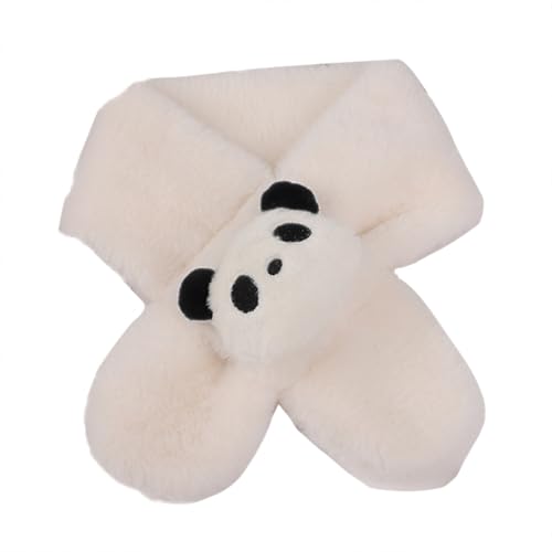 SJTJSPX Kinderschal Baby Schals Weiche Halstuch Herbst Winter Warm Kleinkind Schal Cartoon Panda Plüsch Winterschal für Mädchen Jungen von SJTJSPX