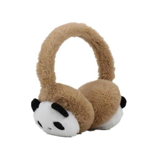 SJTJSPX Ohrenschützer Kinder Ohrenwärmer Winter Warm Earmuffs Cartoon Panda Ohrwärmer Verstellbare Verdickt Ohrenschutz Mädchen Junge Earbands Outdoor Winterzubehör für Ski Radfahren Laufen Wandern von SJTJSPX