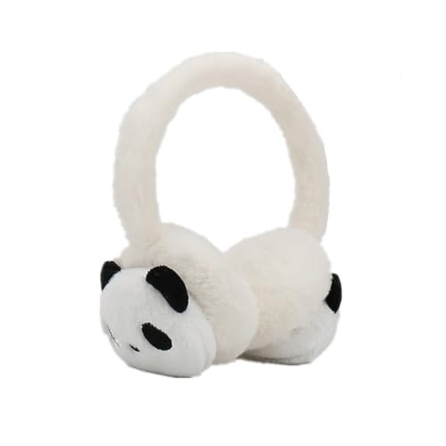 SJTJSPX Ohrenschützer Kinder Ohrenwärmer Winter Warm Earmuffs Cartoon Panda Ohrwärmer Verstellbare Verdickt Ohrenschutz Mädchen Junge Earbands Outdoor Winterzubehör für Ski Radfahren Laufen Wandern von SJTJSPX