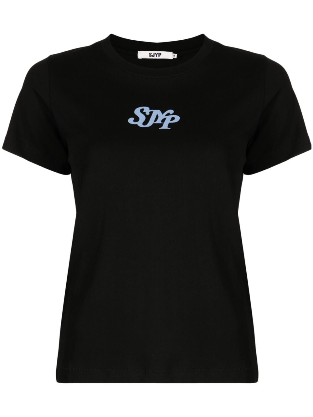 SJYP T-Shirt mit Logo-Print - Schwarz von SJYP