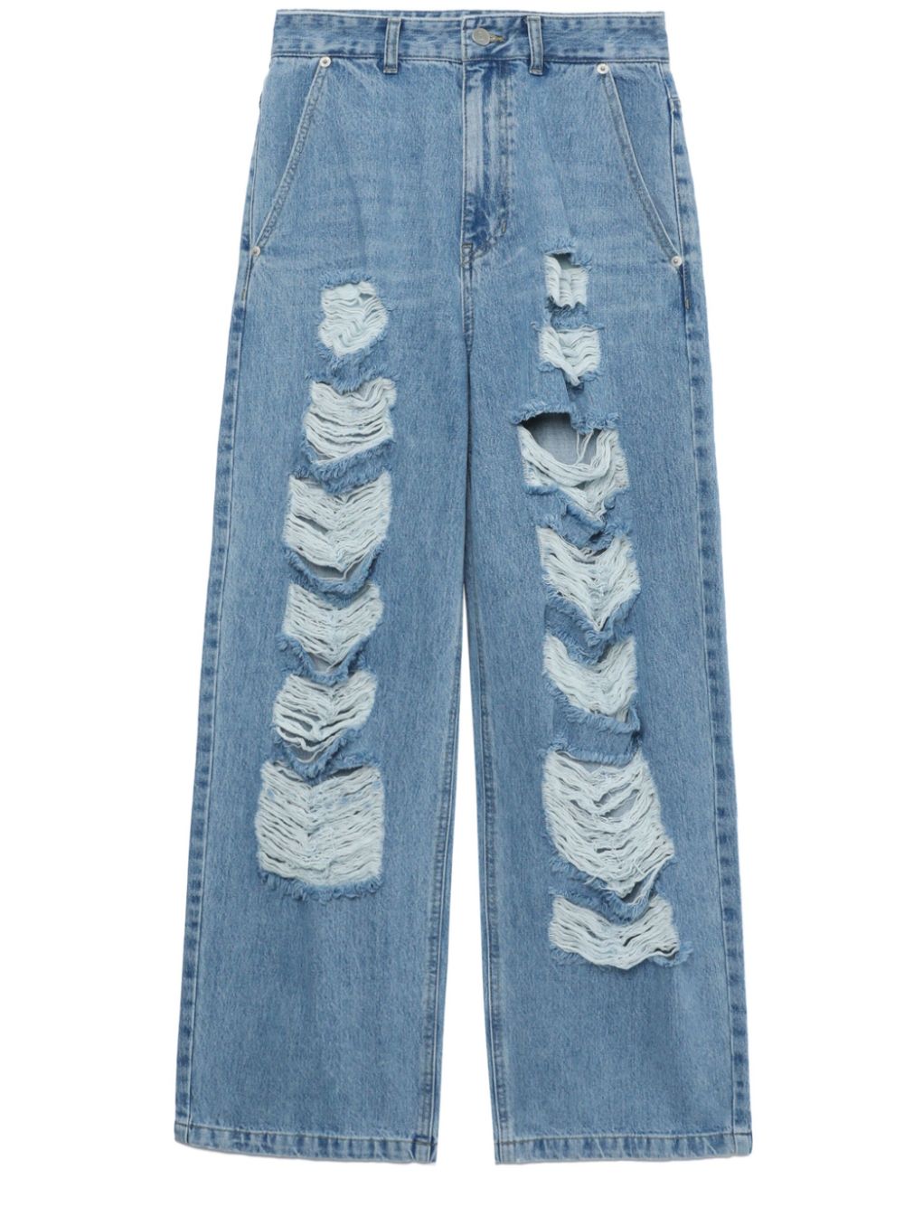 SJYP Weite High-Rise-Jeans - Blau von SJYP