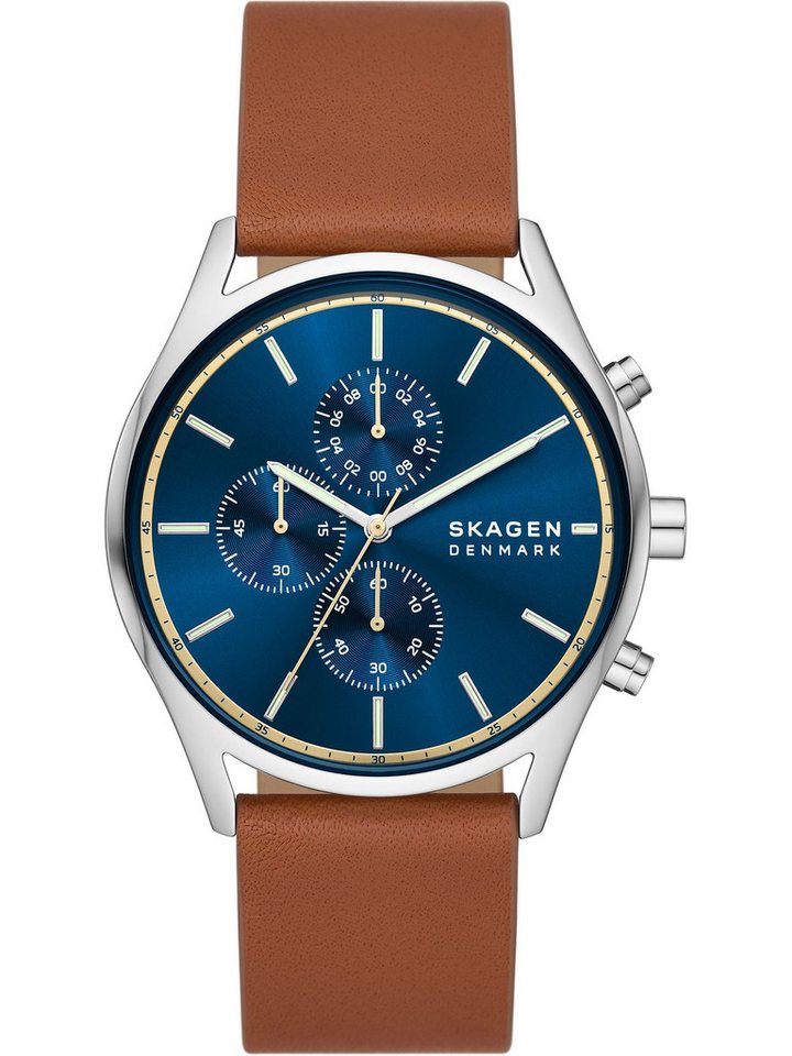 SKAGEN Chronograph Skagen Herren-Uhren Analog Quarz von SKAGEN