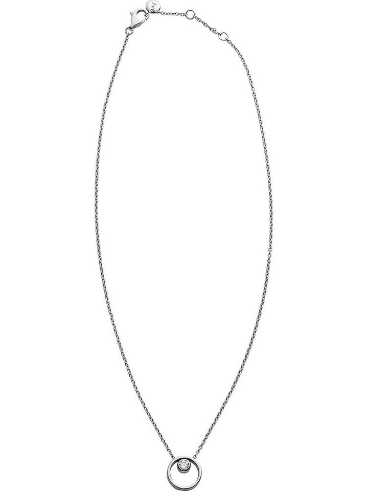 SKAGEN Edelstahlkette Skagen Damen-Kette Edelstahl Glasstein von SKAGEN