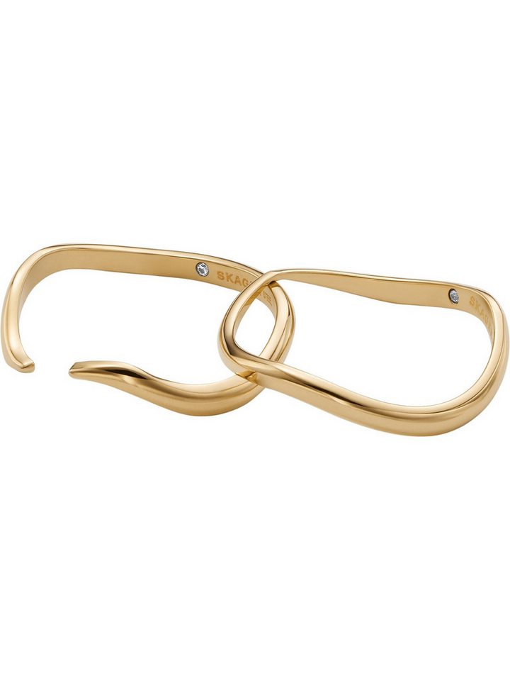 SKAGEN Fingerring Skagen Damen-Damenring Edelstahl von SKAGEN