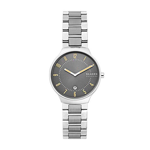 Skagen Herren Analog Quarz Uhr mit Edelstahl Armband SKW6523 von Skagen