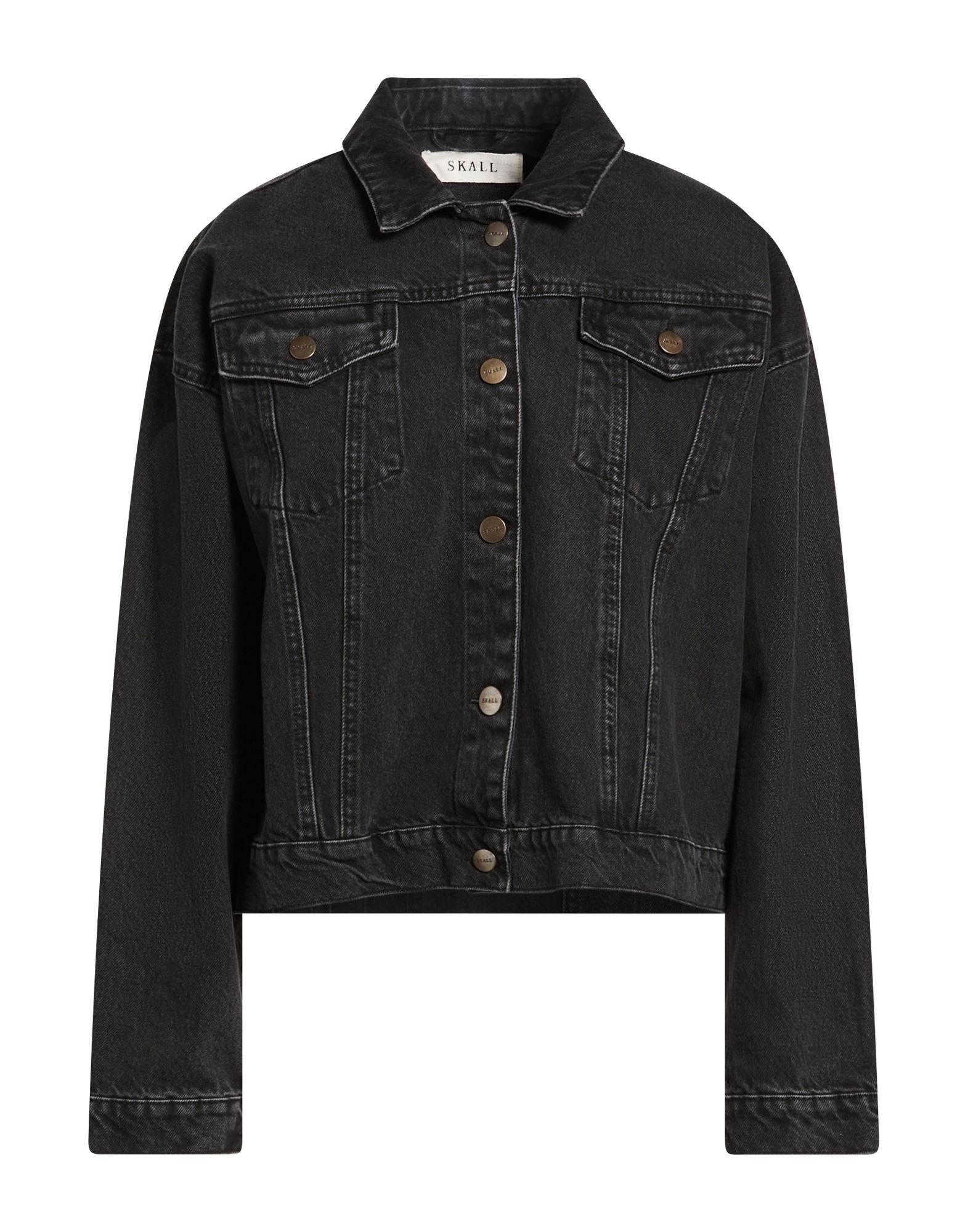 SKALL STUDIO Jeansjacke/-mantel Damen Schwarz von SKALL STUDIO