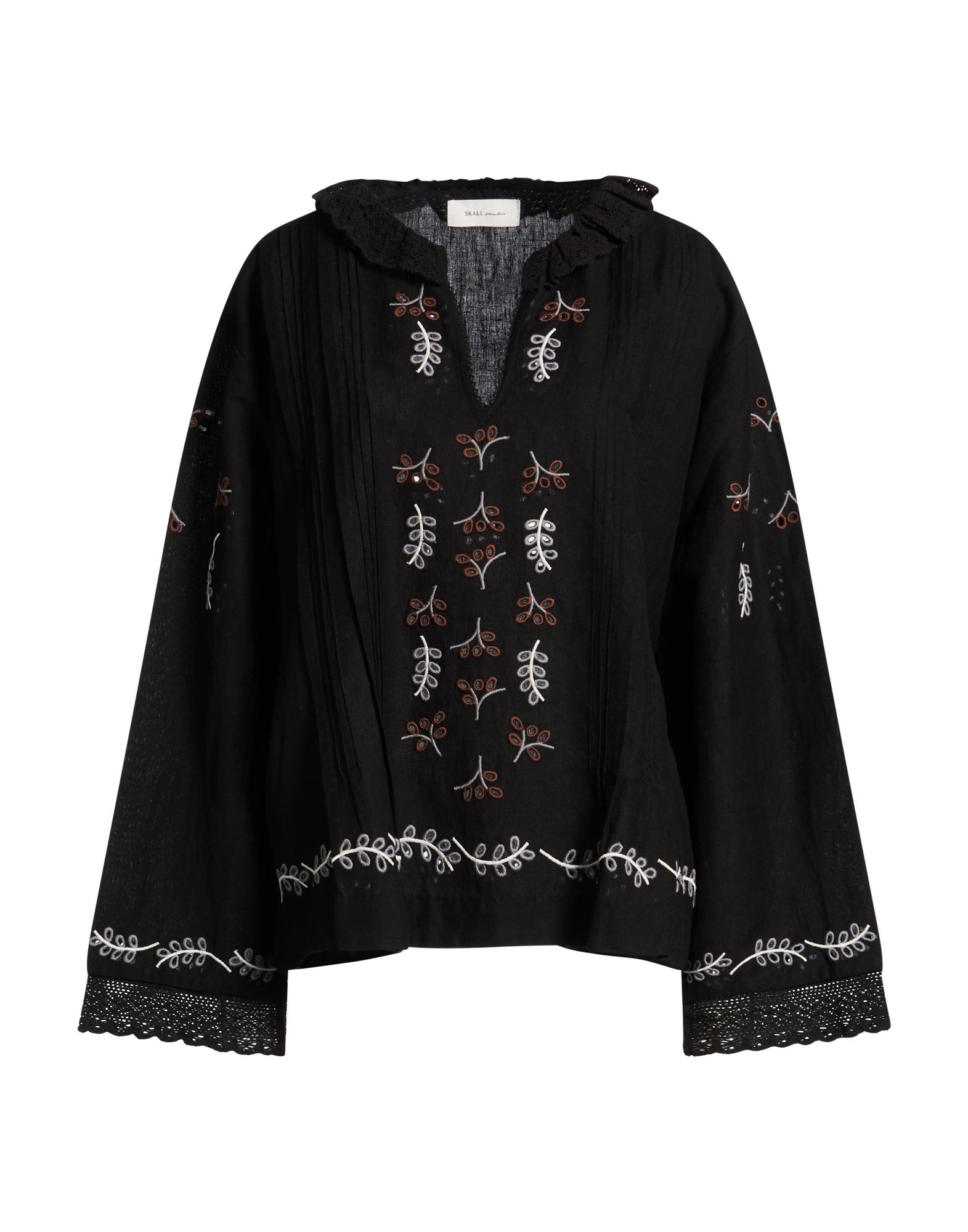 SKALL STUDIO Top Damen Schwarz von SKALL STUDIO