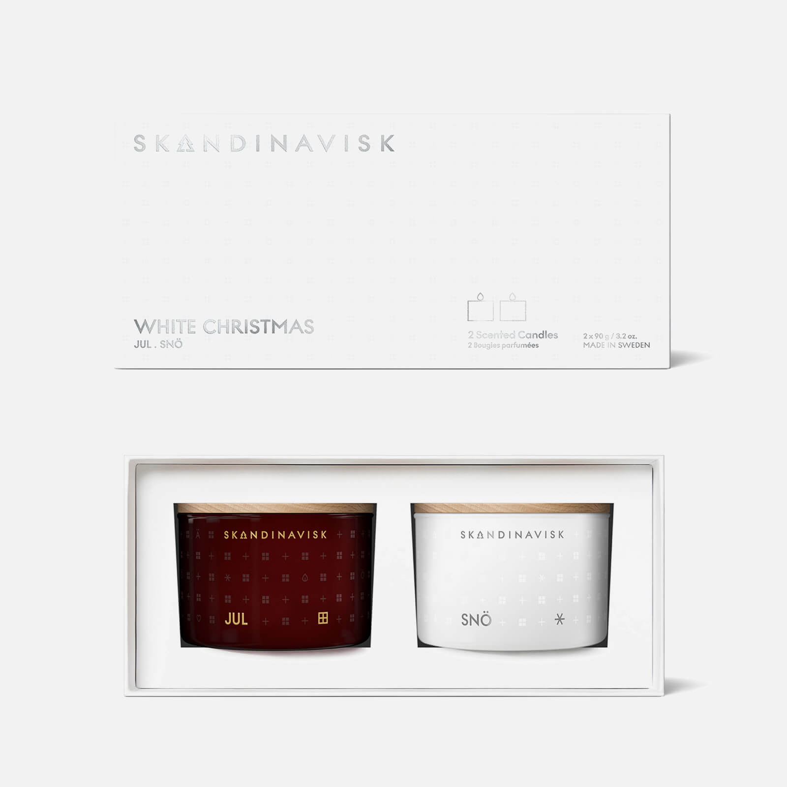 SKANDINAVISK White Christmas Mini Candle Giftset von SKANDINAVISK