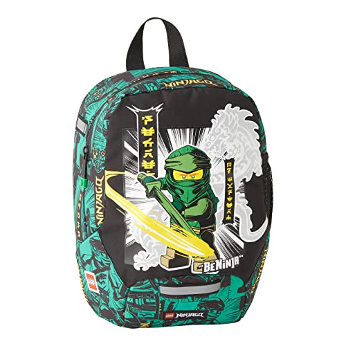 LEGO® - Jungen Kindergartenrucksack - NINJAGO®, Green 2023 - Leichter Rucksack - Reflektoren an allen Seiten von SKANDO BAGS