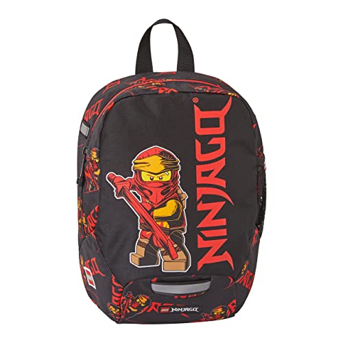 LEGO® - Jungen Kindergartenrucksack - NINJAGO®, Red 2023 - Leichter Rucksack - Reflektoren an allen Seiten von SKANDO BAGS