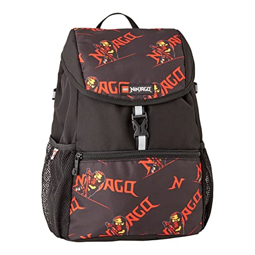 LEGO® - Kindergarten Outdoor Rucksack Jungen - LEGO®, LEGO®, NINJAGO®, Red 2023 - Leichter Rucksack - Herausnehmbaren wattierten Sitzkissen von SKANDO BAGS