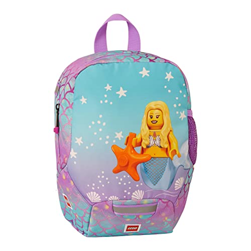 LEGO® - Mädchen Kindergartenrucksack - LEGO®, Mermaid 2023 - Leichter Rucksack - Reflektoren an allen Seiten von SKANDO BAGS