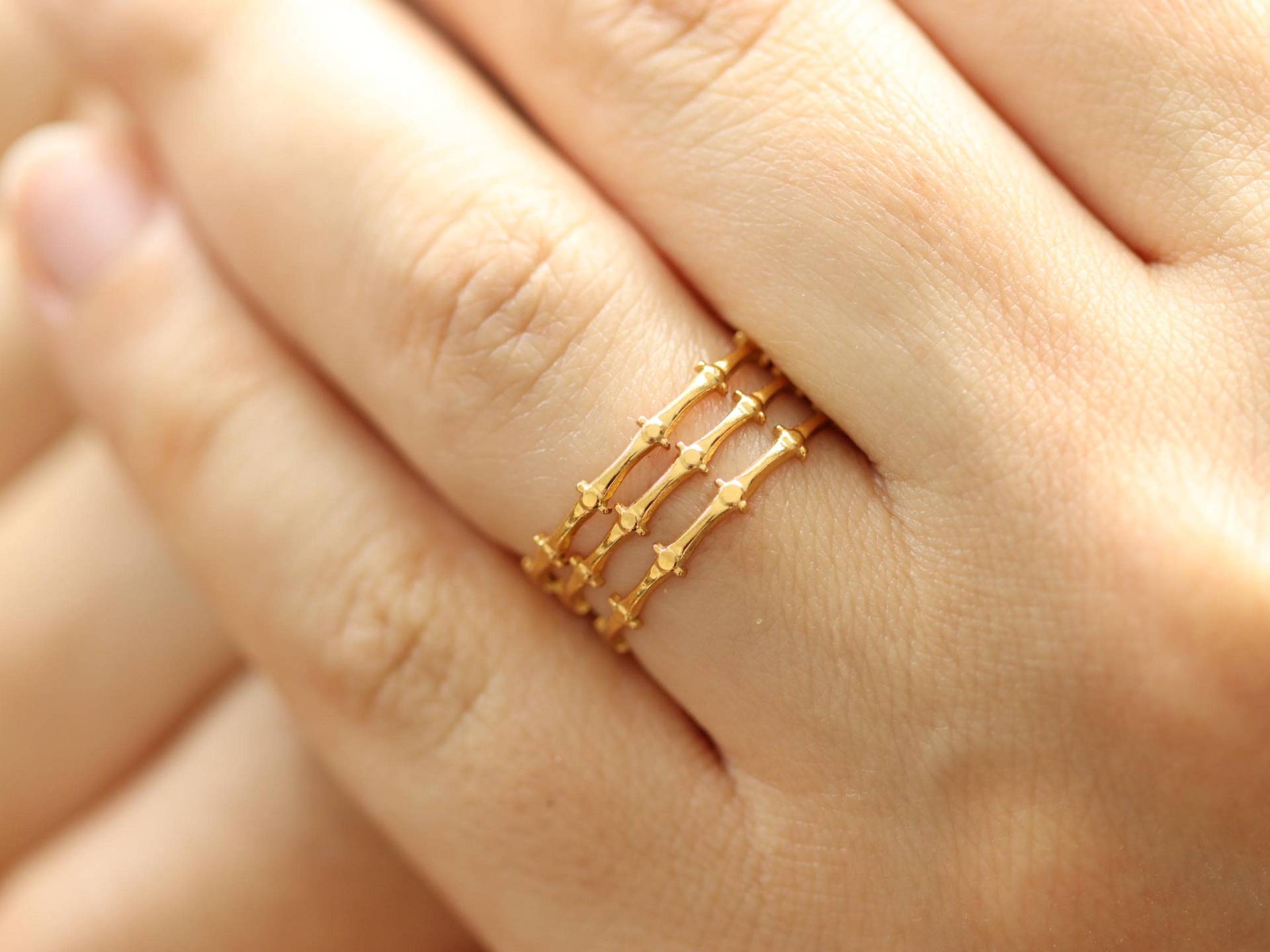 Ringe Gold Damen, Stapelbarer Ring, 18K Edelstahlring, Verstellbarer Goldring, Set, Wasserfester Schmuck Für Frauen Ringe Gold Damen, Stapelbarer Ring, 18K Edelstahlring, Verstellbarer Goldring, Set, Wasserfester Schmuck Für Frauen von SKASchmuck