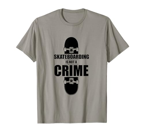 Skateboarding is not a crime T-Shirt für Jungen und Mädchen T-Shirt von SKATEBOARDING T-SHIRTS