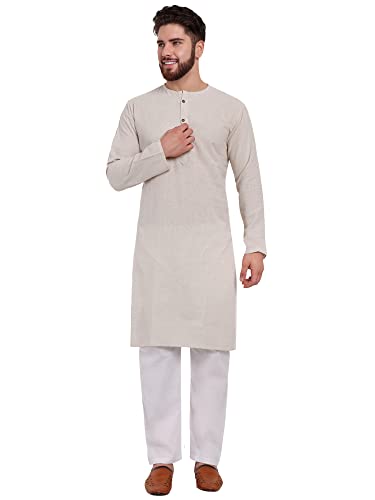 SKAVIJ Hemd Herren Langarm Henley Hemd 2 Teilig Herren Freizeithemd mit Hose Regular Fit Yoga-Shirt mit Hose(Weiß, S) von SKAVIJ