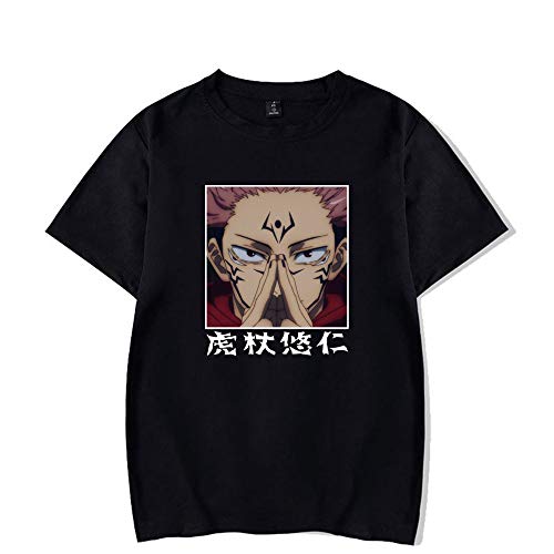 Anime T-Shirt Gojo Satoru T-Shirt Ryomen Sukuna Inumaki Toge Grafikshirt Kurzarm Tops für Männer Frauen von SKAYWHUK