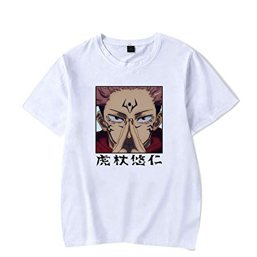 Anime T-Shirt Gojo Satoru T-Shirt Ryomen Sukuna Inumaki Toge Grafikshirt Kurzarm Tops für Männer Frauen von SKAYWHUK