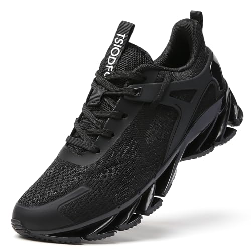 SKDOIUL Damen Athletic Tennis Walking Schuhe Fashion Sport Running Sneakers, 6852 Schwarz, 39 EU von SKDOIUL