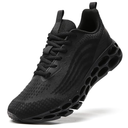 SKDOIUL Damen Athletic Tennis Walking Schuhe Fashion Sport Running Sneakers, 9603 Black, 40 EU von SKDOIUL