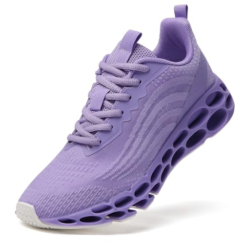SKDOIUL Damen Athletic Tennis Walking Schuhe Fashion Sport Running Sneakers, 9603 Purple, 38 EU von SKDOIUL