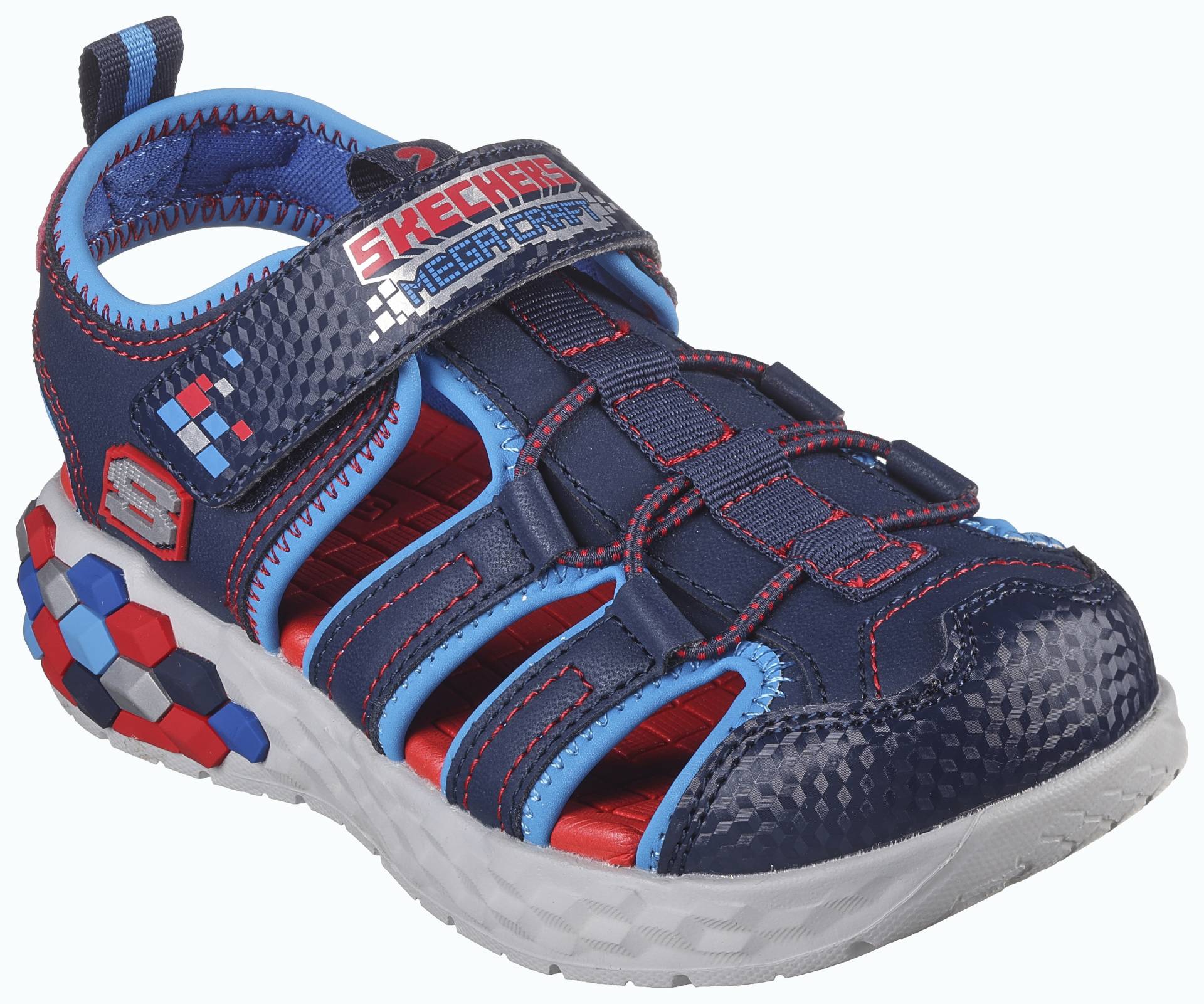 Skechers Kids Sandale "J - SKECHERS BOYS", Sommerschuh, Klettschuh, Sandalette, für Maschinenwäsche geeignet von SKECHERS Kids