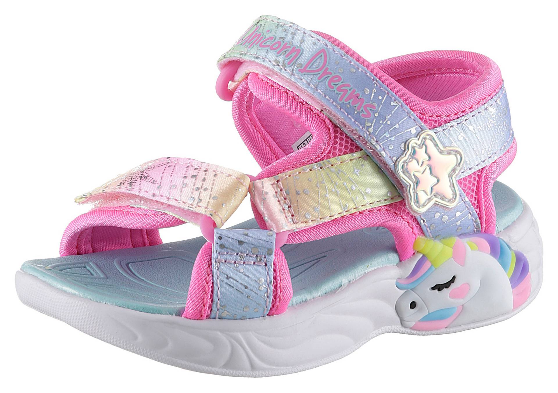 Skechers Kids Sandale "UNICORN DREAMS SANDAL MAJESTIC BLISS, Blinkschuh" von SKECHERS Kids