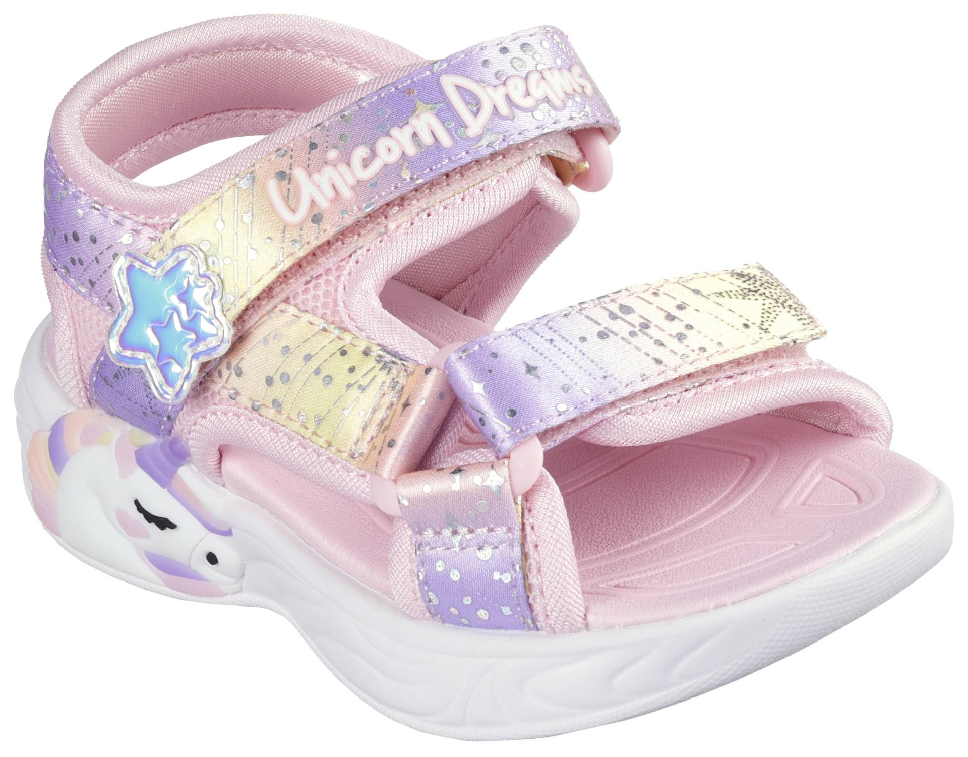 Skechers Kids Sandale "UNICORN DREAMS SANDAL MAJESTIC BLISS, Blinkschuh", leuchtet bei jedem Schritt von SKECHERS Kids