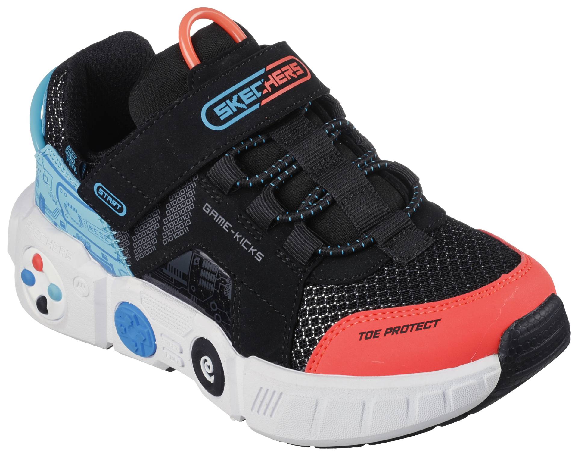 Skechers Kids Sneaker "GAMETRONIX-", für Maschinenwäsche geeignet, Freizeitschuh, Halbschuh, Schnürschuh von SKECHERS Kids